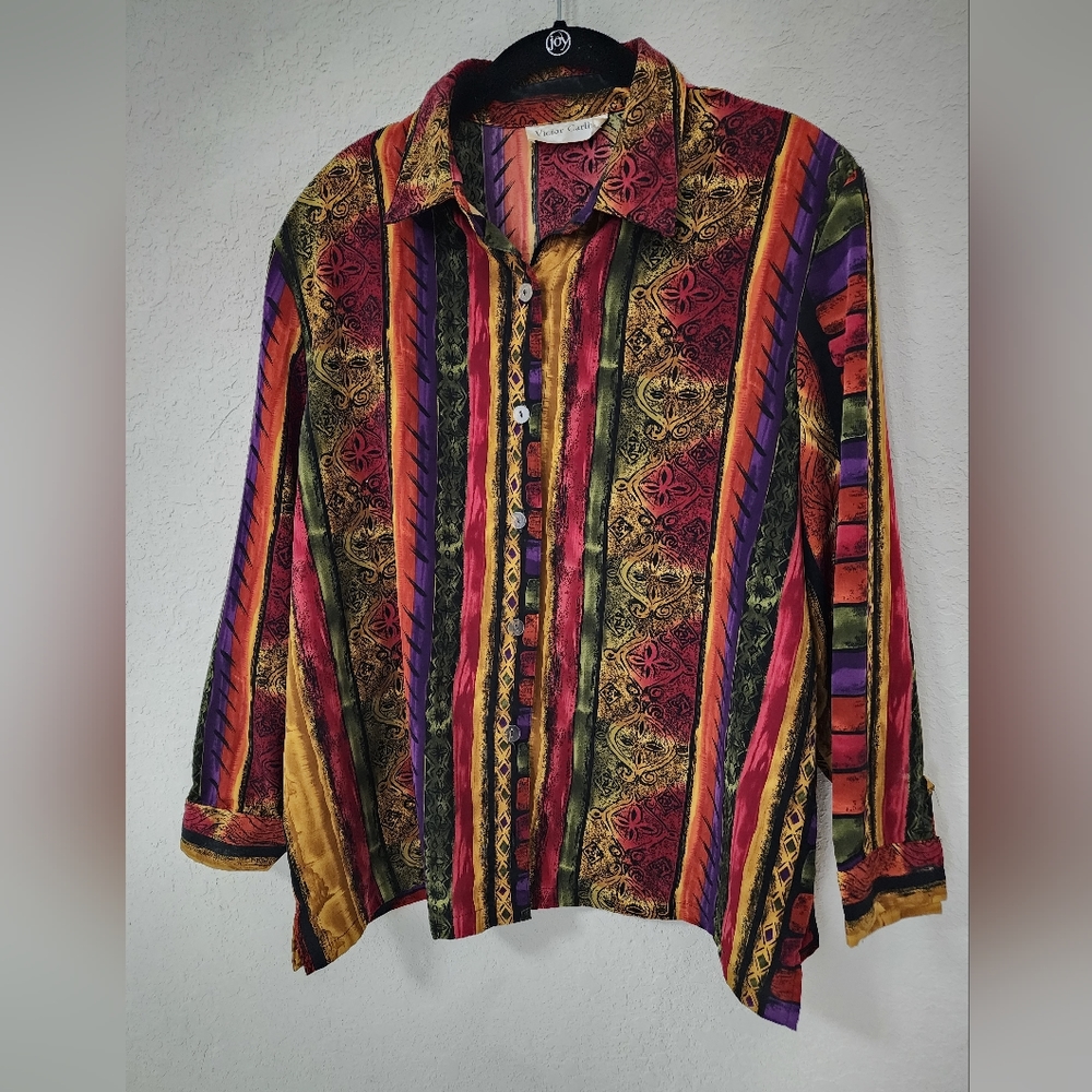 Vtg Victor Carlini Button up